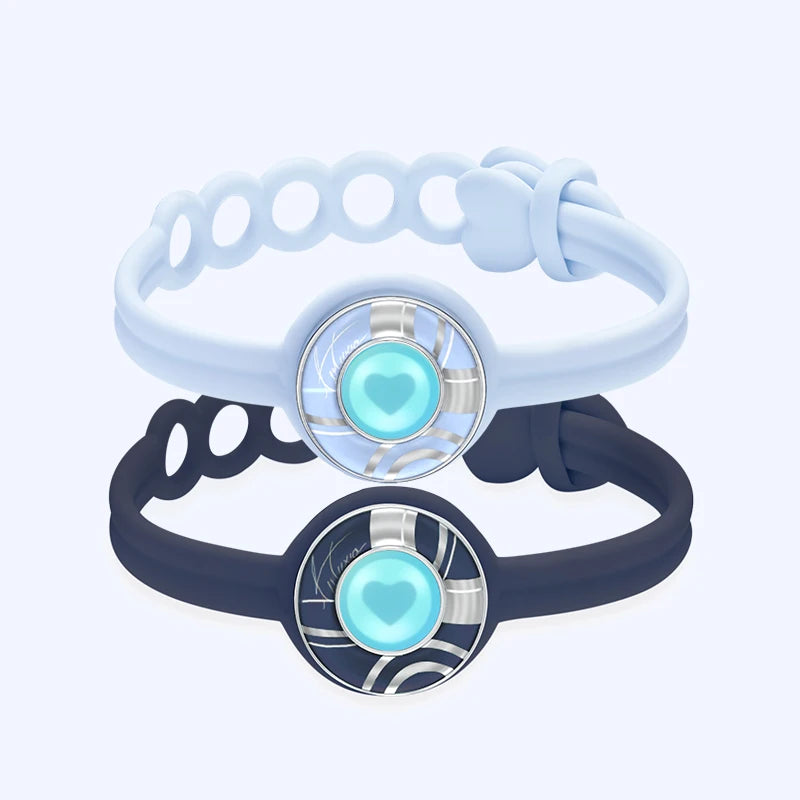 Long Distance Touch Bracelets for Couples-Candy Series, Vibration & Light up for Love Couples Bracelets Relationship Gift