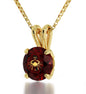 Gold Plated Silver Cancer Necklace Pendant 24k Gold inscribed on Crystal