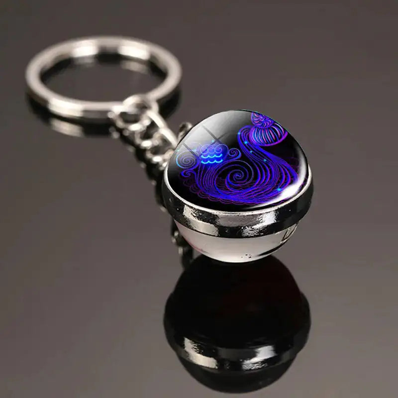 Luminous Zodiac Keychain