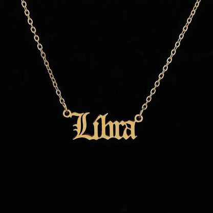 Zodiac Pendant Necklace