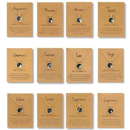 Gold & Silver Zodiac Sign Necklace