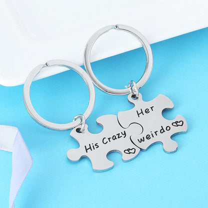 Gifts for Couples Boyfriend Girlfriend Couples Keychains for Husband Wife Valentine'S Day Gift