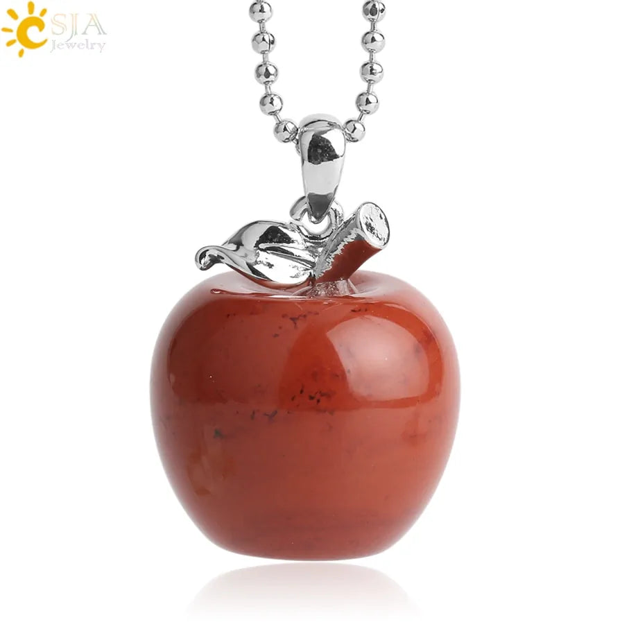 Crystal Apple Pendants