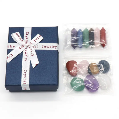 Natural Chakra Tumbled Stone Gemstones Set