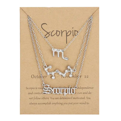 Triple Zodiac Necklace