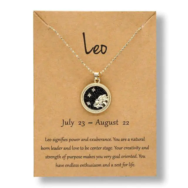 Gold & Silver Zodiac Sign Necklace