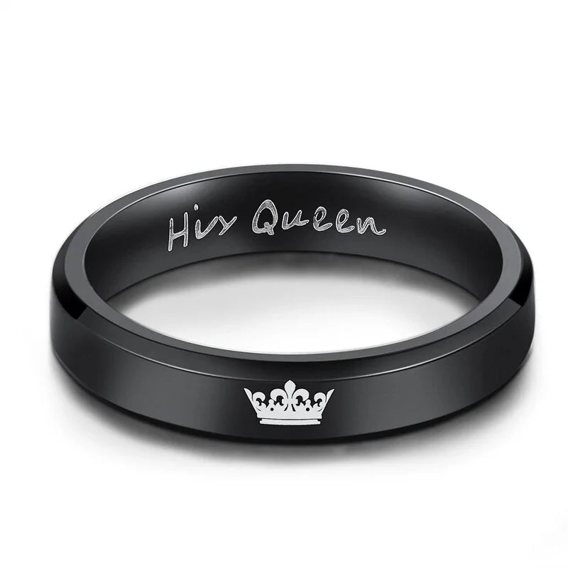 Couple Ring Her King His Queen