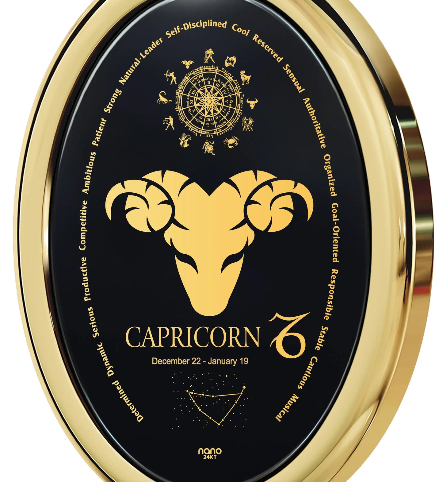 Capricorn Plated Necklace