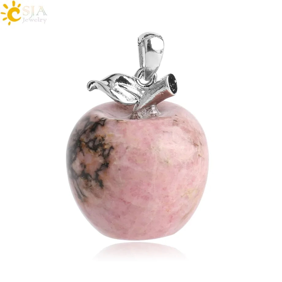 Crystal Apple Pendants