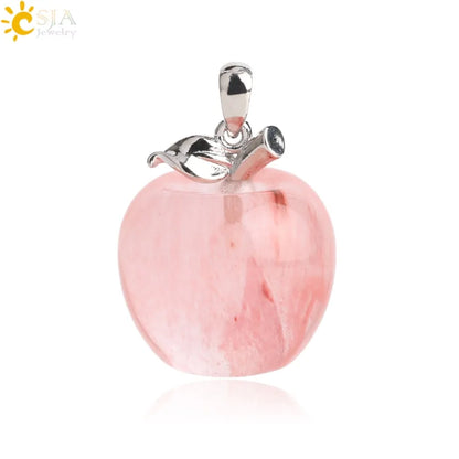 Crystal Apple Pendants