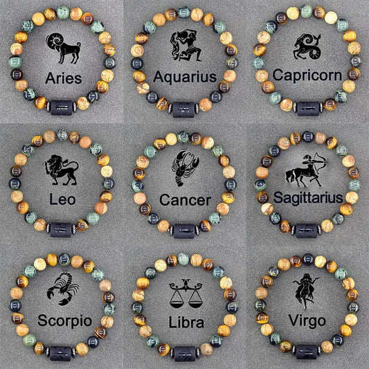 Beaded Zodiac Constellation Bracelet