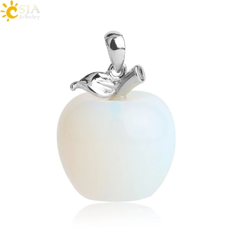 Crystal Apple Pendants