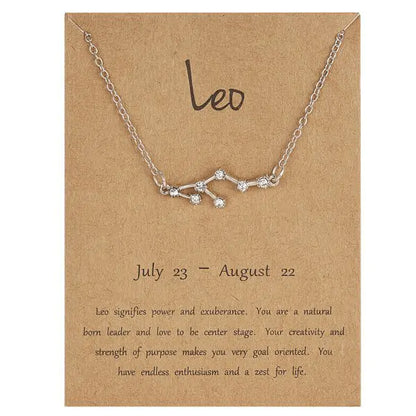 Constellation Zodiac Sign Necklace