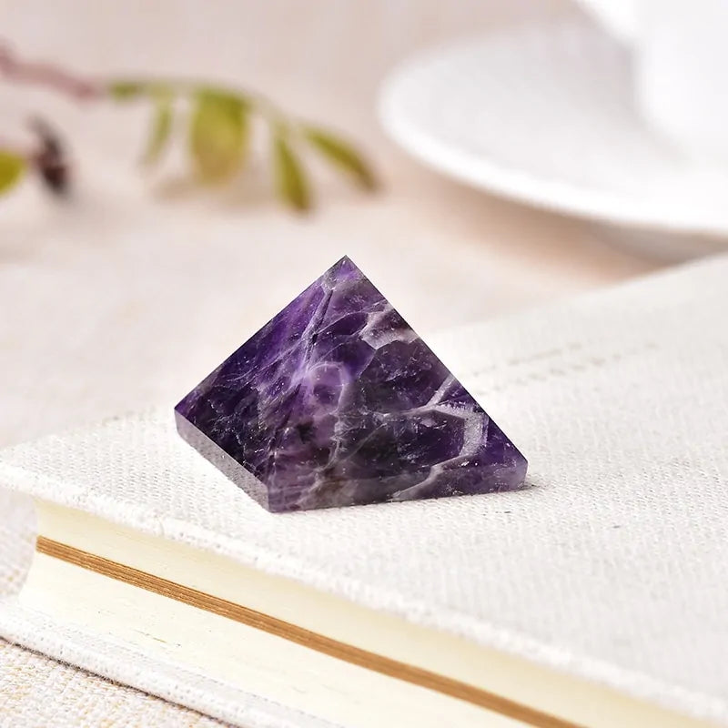 Natural Pyramid Healing Stone