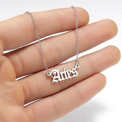 Zodiac Pendant Necklace