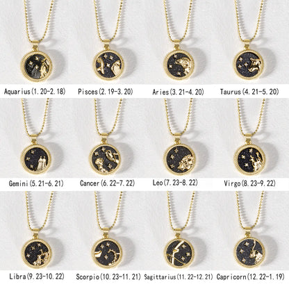 Gold & Silver Zodiac Sign Necklace