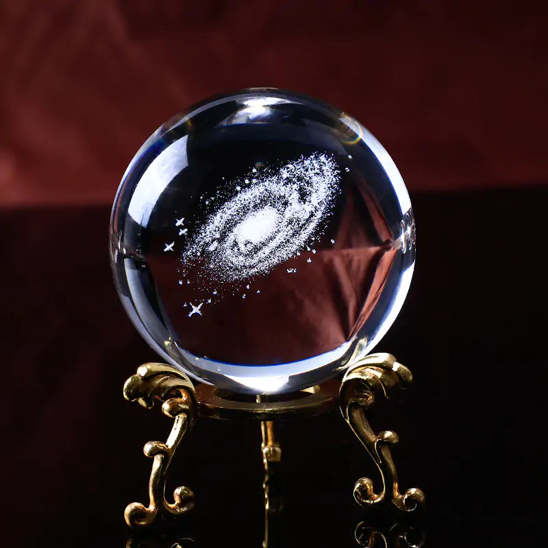 3D Galaxy Miniature Crystal Ball