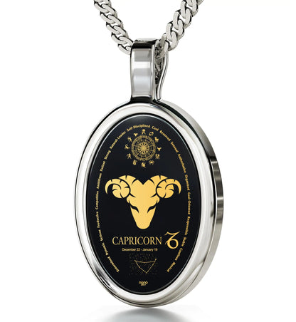 Capricorn Plated Necklace