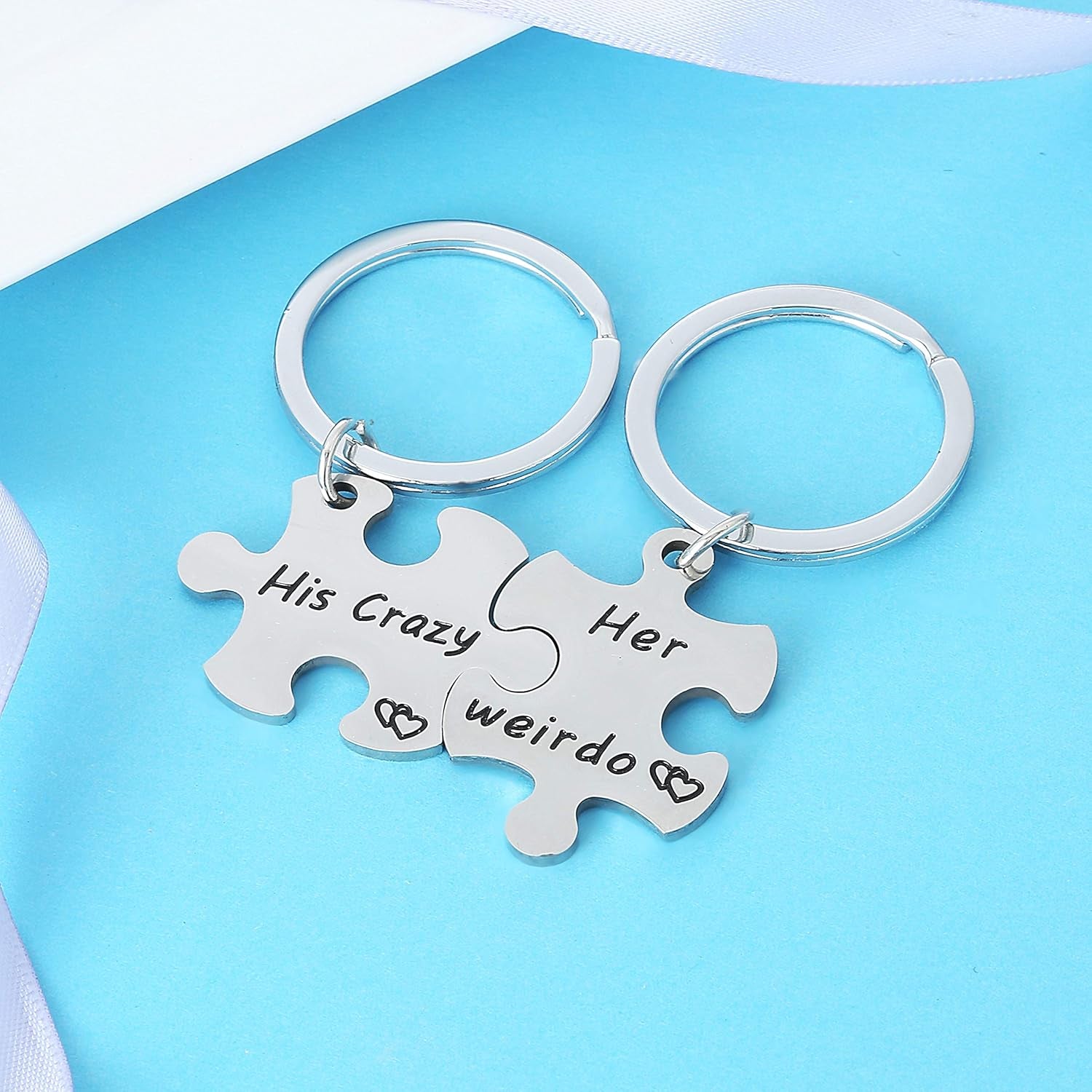 Gifts for Couples Boyfriend Girlfriend Couples Keychains for Husband Wife Valentine'S Day Gift