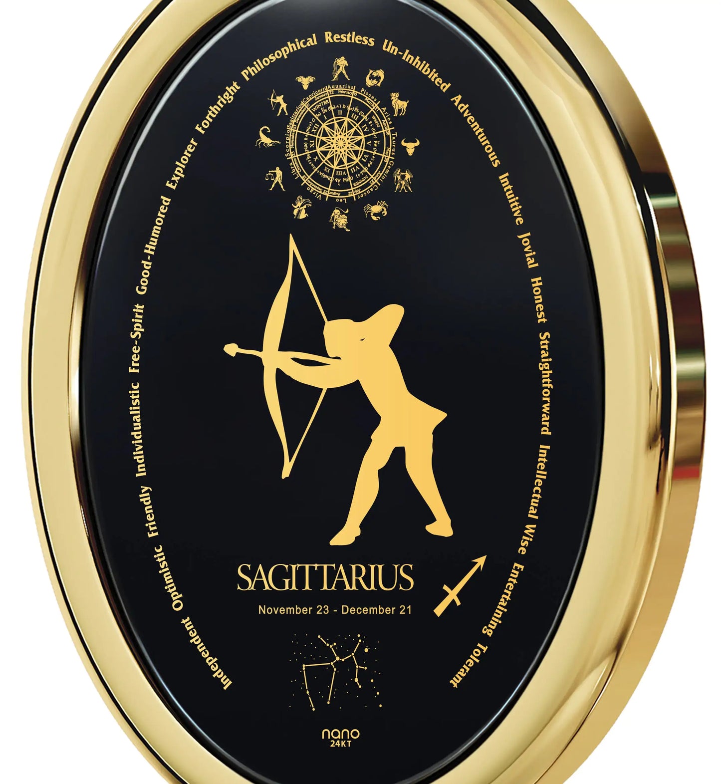 Sagittarius Plated Necklace