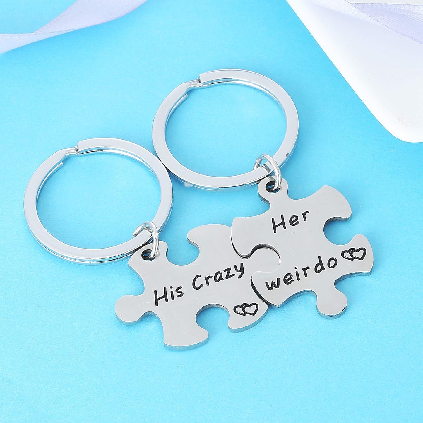 Gifts for Couples Boyfriend Girlfriend Couples Keychains for Husband Wife Valentine'S Day Gift