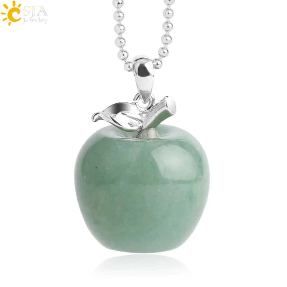 Crystal Apple Pendants