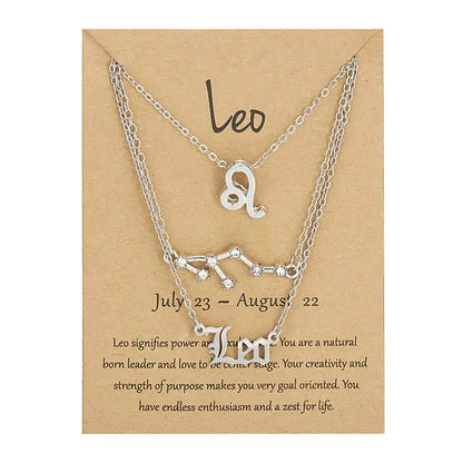 Triple Zodiac Necklace