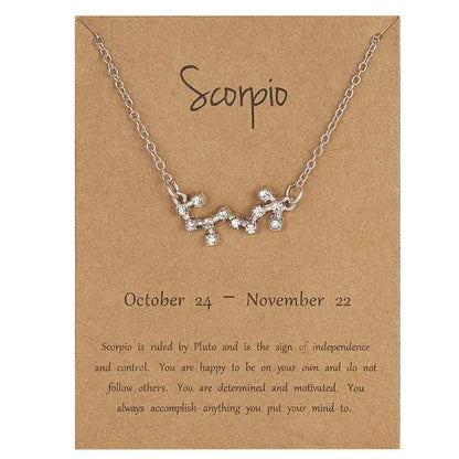 Constellation Zodiac Sign Necklace