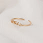 Thin Open Gold Zodiac Sign Rings