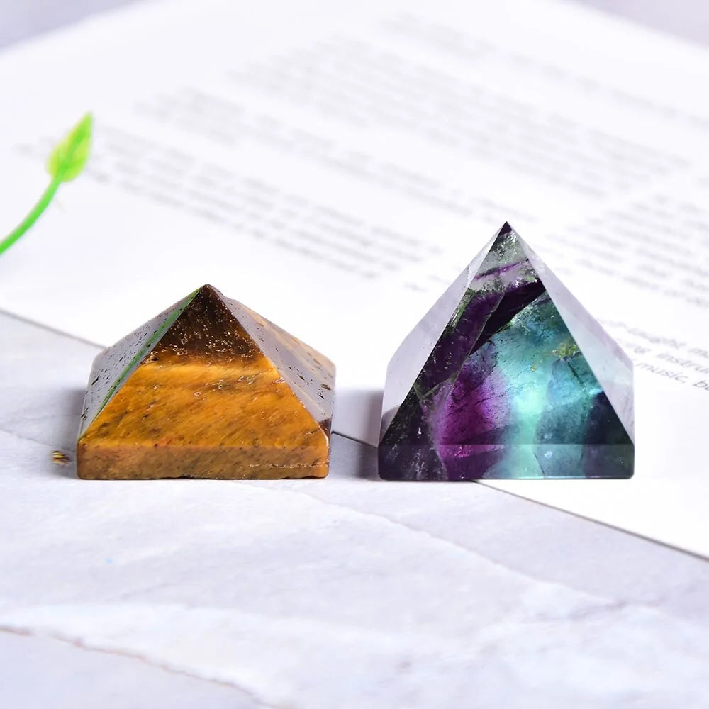 Natural Pyramid Healing Stone