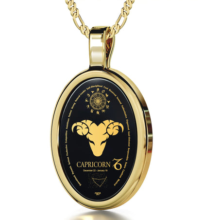 Capricorn Plated Necklace