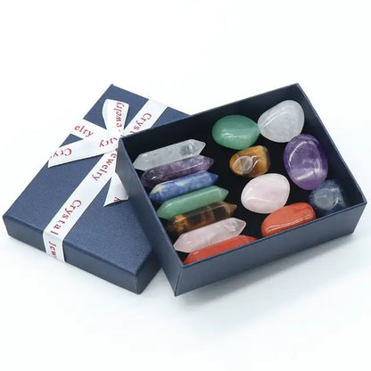 Natural Chakra Tumbled Stone Gemstones Set