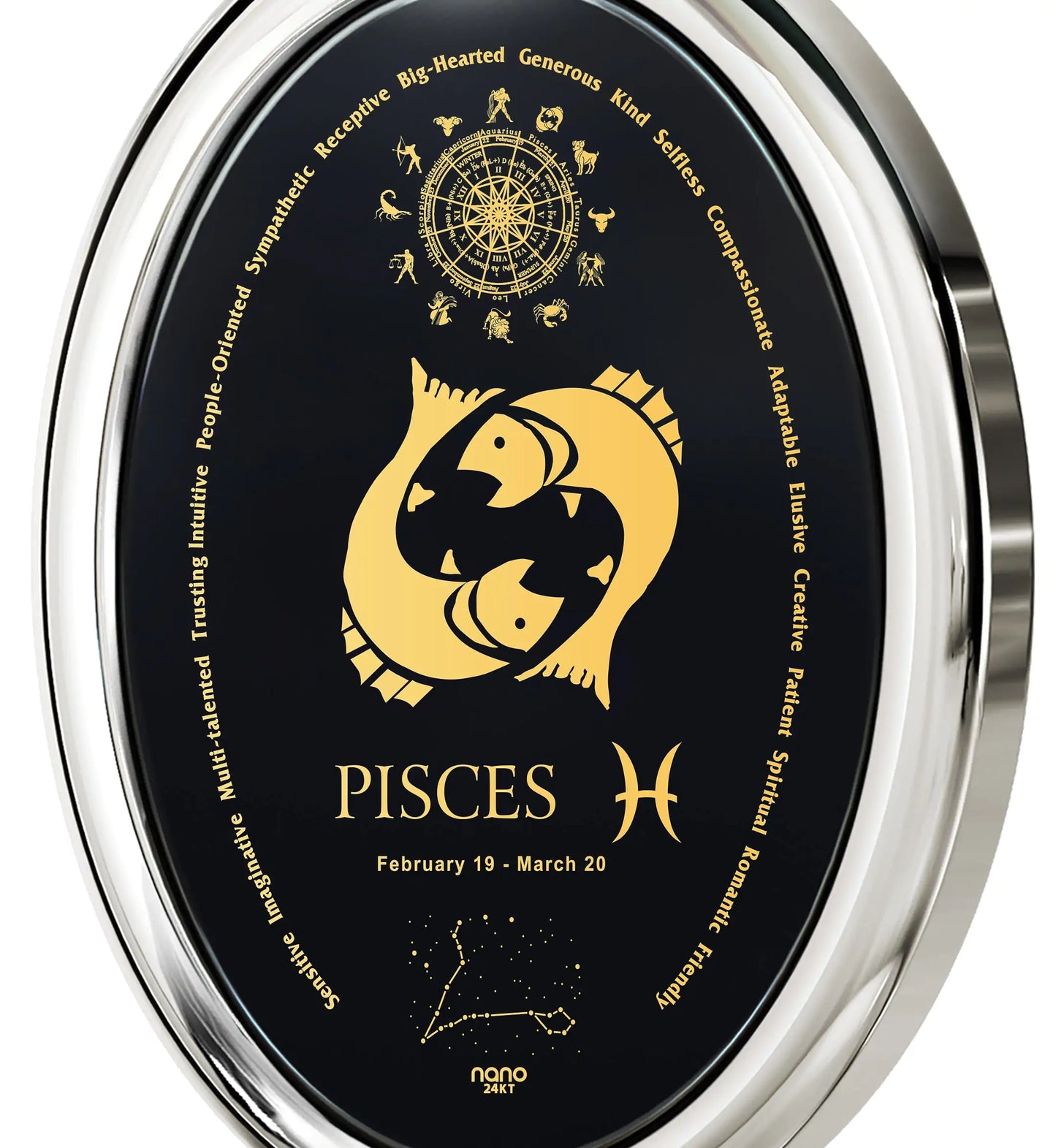 Pisces Plated Necklace