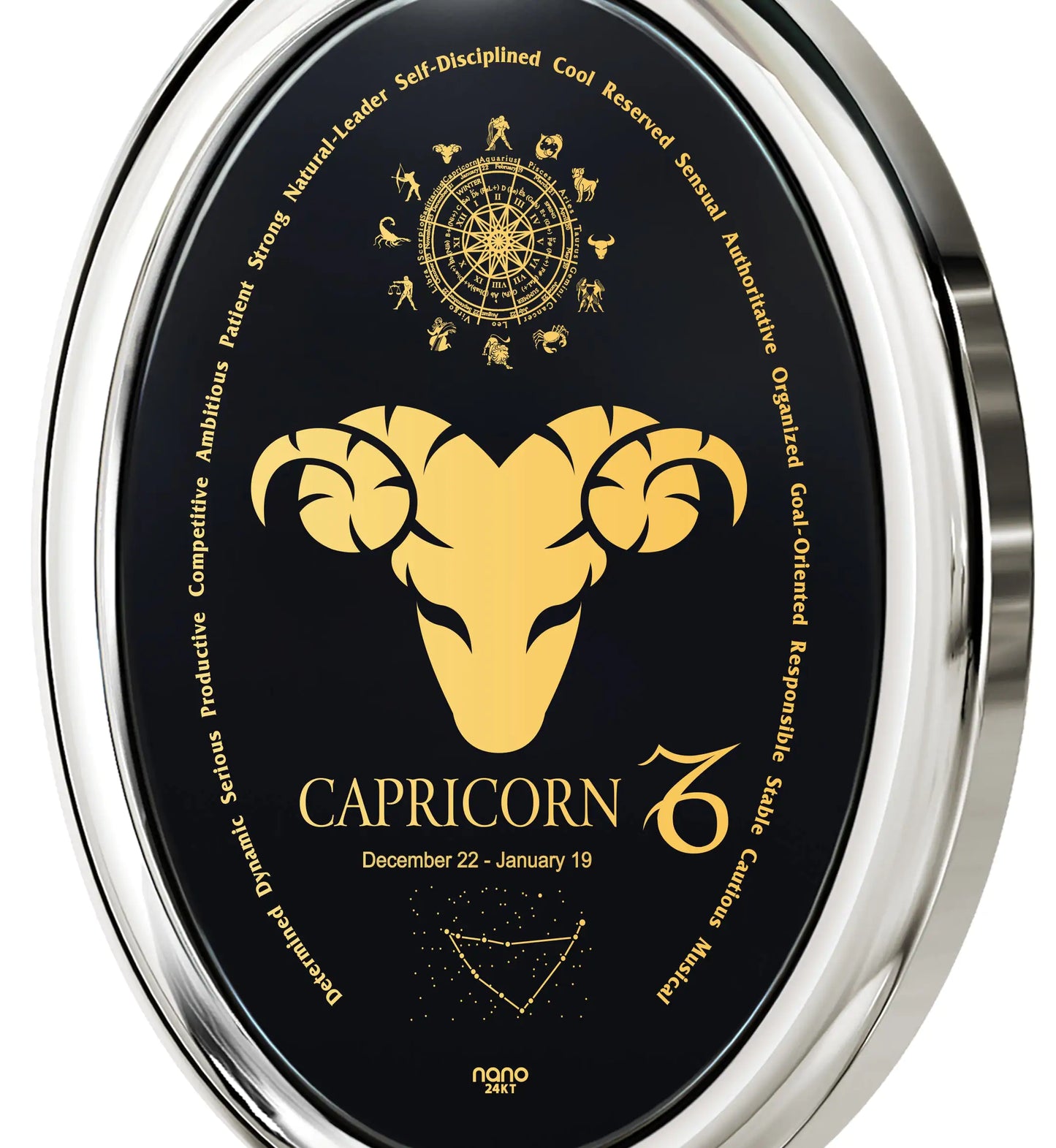 Capricorn Plated Necklace