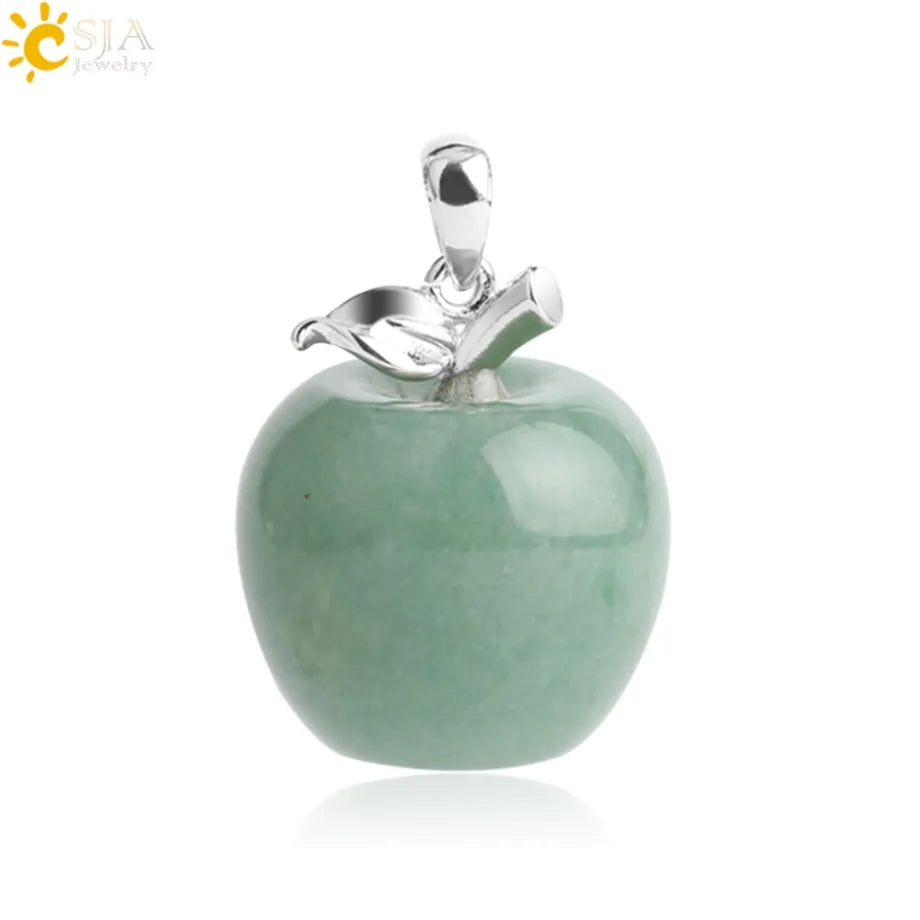 Crystal Apple Pendants