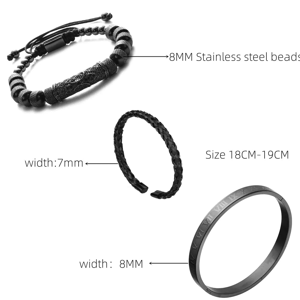 Roman Number Bracelet for Men